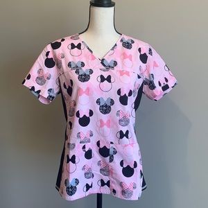 Minnie Mouse Scrub Top